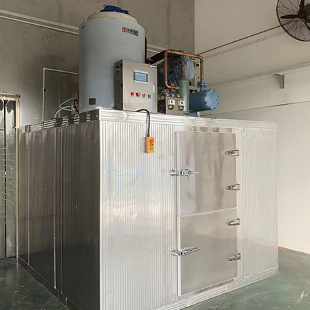 6吨大型工业片冰机交付广东珠海某食品厂使用
